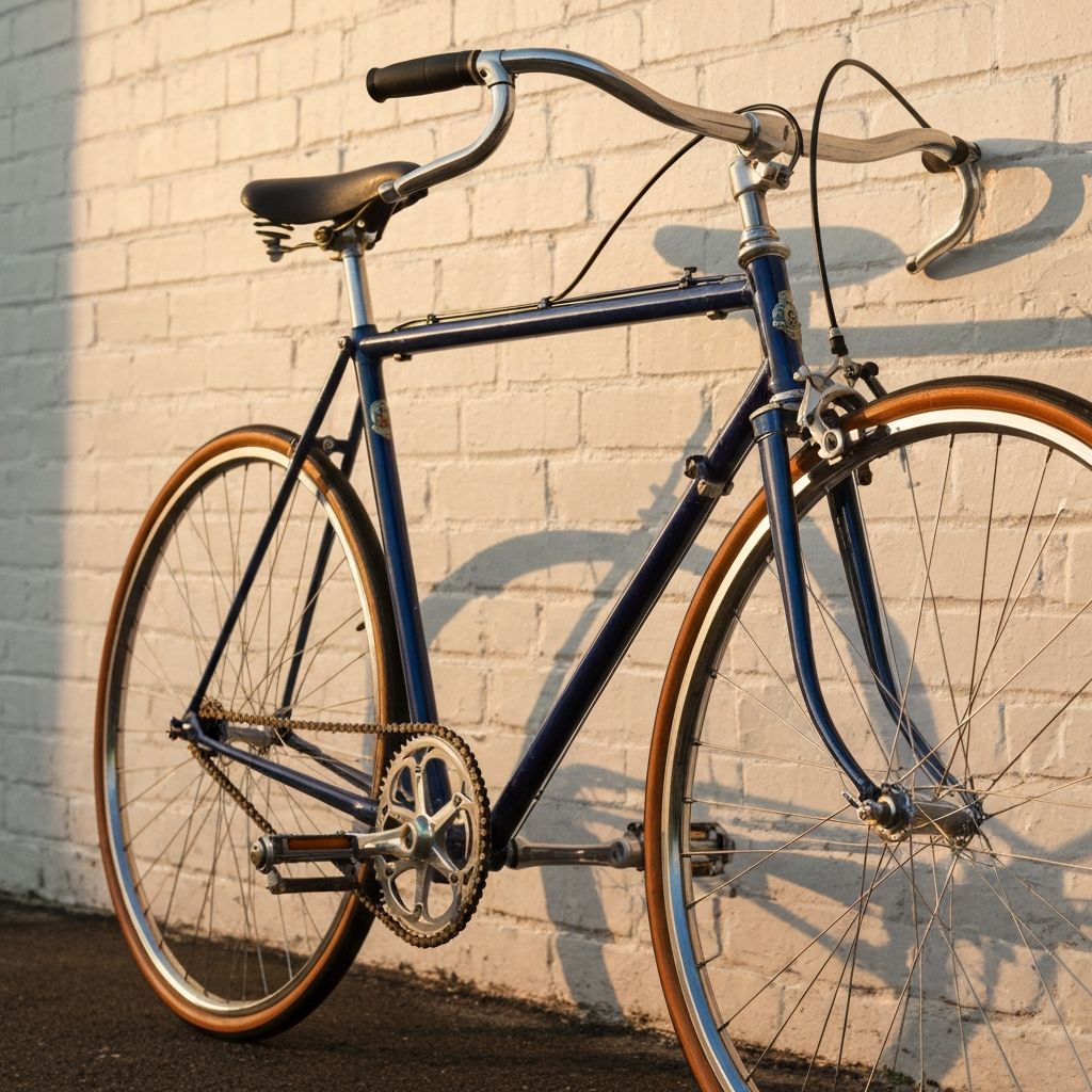 수리 완료 후 깨끗해진 자전거