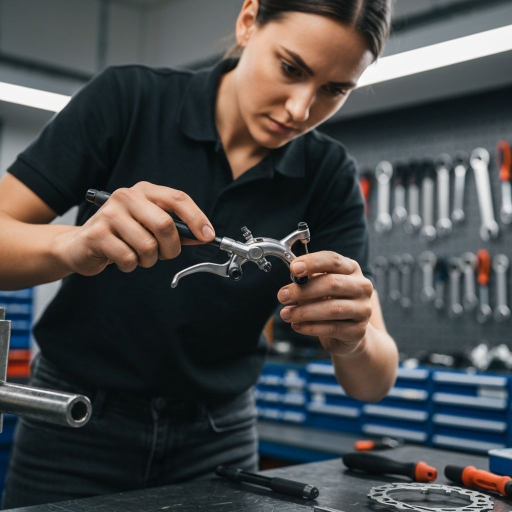 브레이크 조정 및 정비